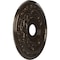 Ekena Millwork Baltimore PVC Medallion (Canopies up to 7 3/4"), 19"OD x 3 1/2"ID x 1"P, Metallic Rustic Mist CMP19BAERU - alternate 4
